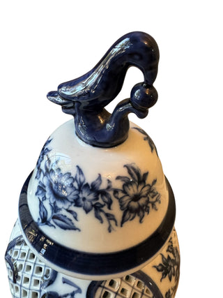VTG Bombay Company Ceramic Temple Jar