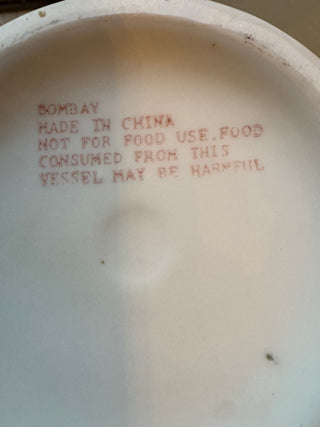 VTG Bombay Company Ceramic Temple Jar