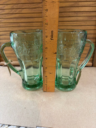 Pair of Libbey Coke Mugs