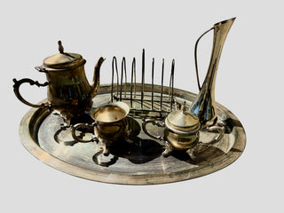 Silver Plated Tea Service - 6 pc Set