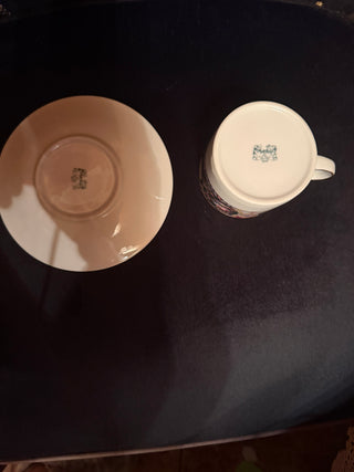 Muirfield Royal Paisley Kimberly Mc Sparren Cup and Saucer Made in Sri Lanka VV