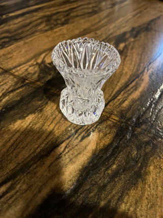 Princess House Lead Crystal Toothpick Holder or Bud Vase