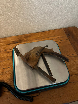 Old Rusted Ratchet Pliers