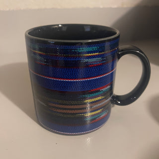 Vtg Pier 1 Multi Colored Texture Mug Japan, Each - SP