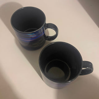 Vtg Pier 1 Multi Colored Texture Mug Japan, Each - SP