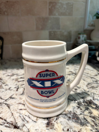 Super Bowl XIX Beer Stein Stanford Stadium 01/20/85