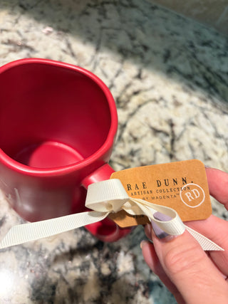 Red Rae Dunn "GIGI" Coffee Mug (New)