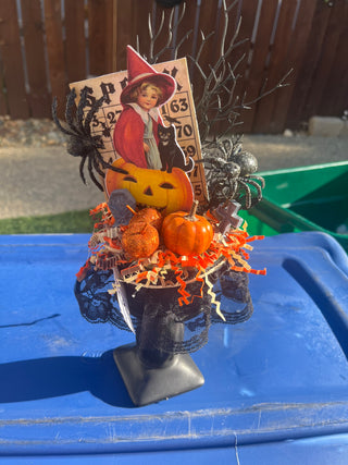 Little Girl  witch  Assemblage