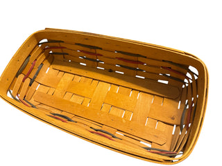 VTG 1997 Longaberger Woven Traditions Bread Cracker Basket