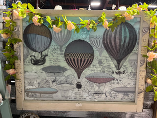 Custom Designed Large Antique Balloon Window RSV