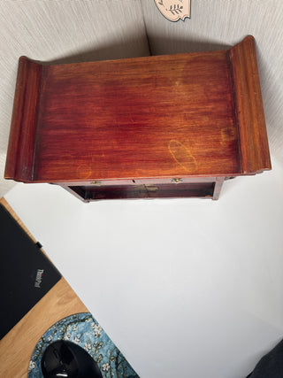 Vintage Mid-Century Chinese Rosewood Altar Jewelry Chest