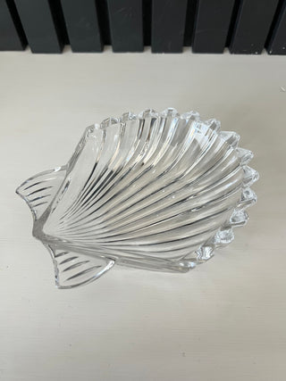 Crystal shell dish. Marquis by Waterford
