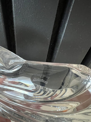 Crystal shell dish. Marquis by Waterford