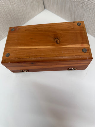 Vintage 1960s Lane Mini Cedar Chest Redlicks 17 Reasons Why Box " NO KEY