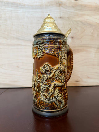 German The Old Horse Rider Stein