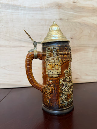 German The Old Horse Rider Stein