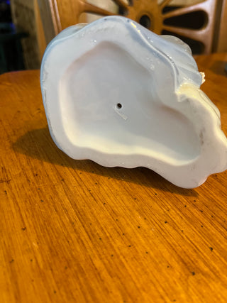 Mom, Daughter and Kitty Porcelain Figure
