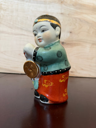 Porcelain Asian Prosperity Figurine B