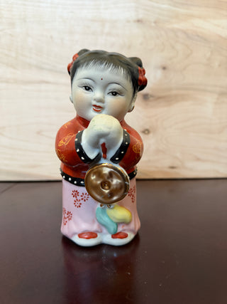 Porcelain Asian Prosperity Figurine