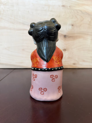 Porcelain Asian Prosperity Figurine