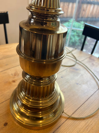 Large Brass Lamps (Set of 2)