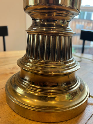 Large Brass Lamps (Set of 2)