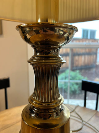 Large Brass Lamps (Set of 2)