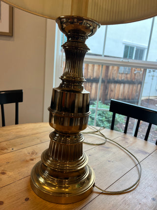 Large Brass Lamps (Set of 2)