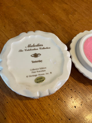 Melodies Musical Trinket Box Plays "Yesterday"