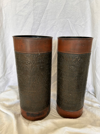 Excellent Accents Tuscan Metal Umbrella Stand - 21" x8.25"