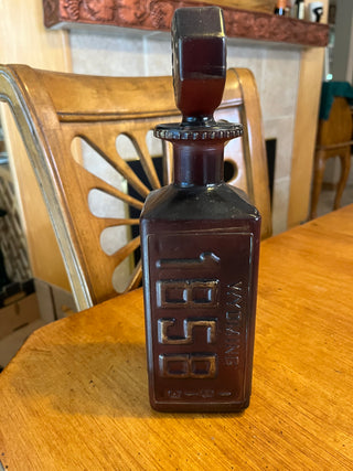 Walkers Deluxe Bourbon Painted Liquor Bottle (Empty)