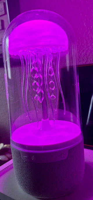 Wireless Express Jellyfish Mood Lamp Bluetooth Speaker