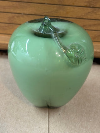Fenton Art Apple Paperweight