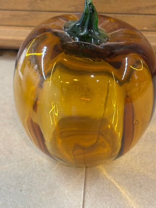 Vintage Blenko Blown Glass Pumpkin