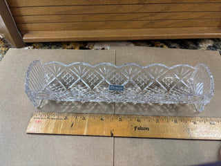 Irish lead Crystal cracker tray