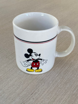 Vintage Mickey & Co white coffee mug