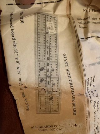 Drueke Cribbage Board Track Model 1010 VV