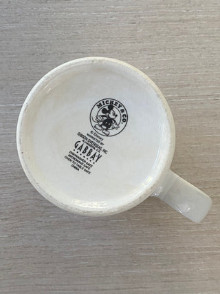 Vintage Mickey & Co white coffee mug