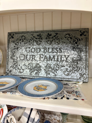 Bless Family Sign