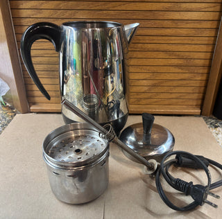Faberware 8 cup mid century coffee pot