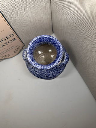 Rustic Farmhouse Stoneware Crock with Handles