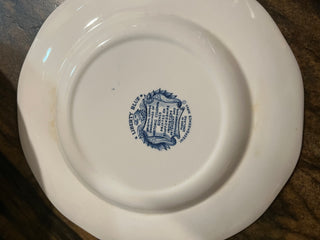 Vintage Liberty Blue 9 3/4" Independence Hall Dinner Plate