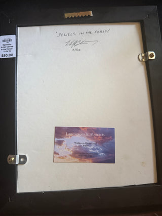 Signed by Artist "Jewels in the Forest"  11/24  VV