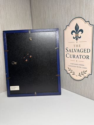 Custom Color-Drenched Frame with Renoir Art Book Page Print