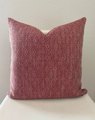 Red diamond pillow -COVER ONLY