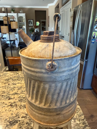 Vintage gas can
