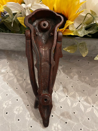 Vintage Cast Iron Classical Lady Door Knocker