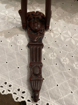 Vintage Cast Iron Classical Lady Door Knocker