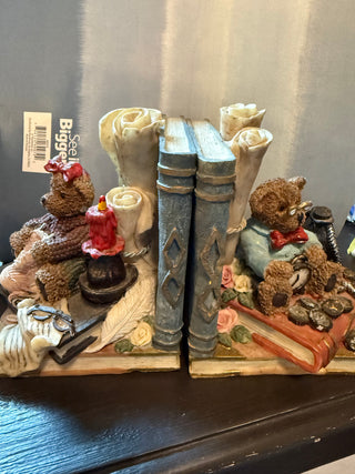 Boyds bear book ends