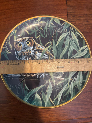 9.5" Spode Screech Owl/ Dawn in the Willows